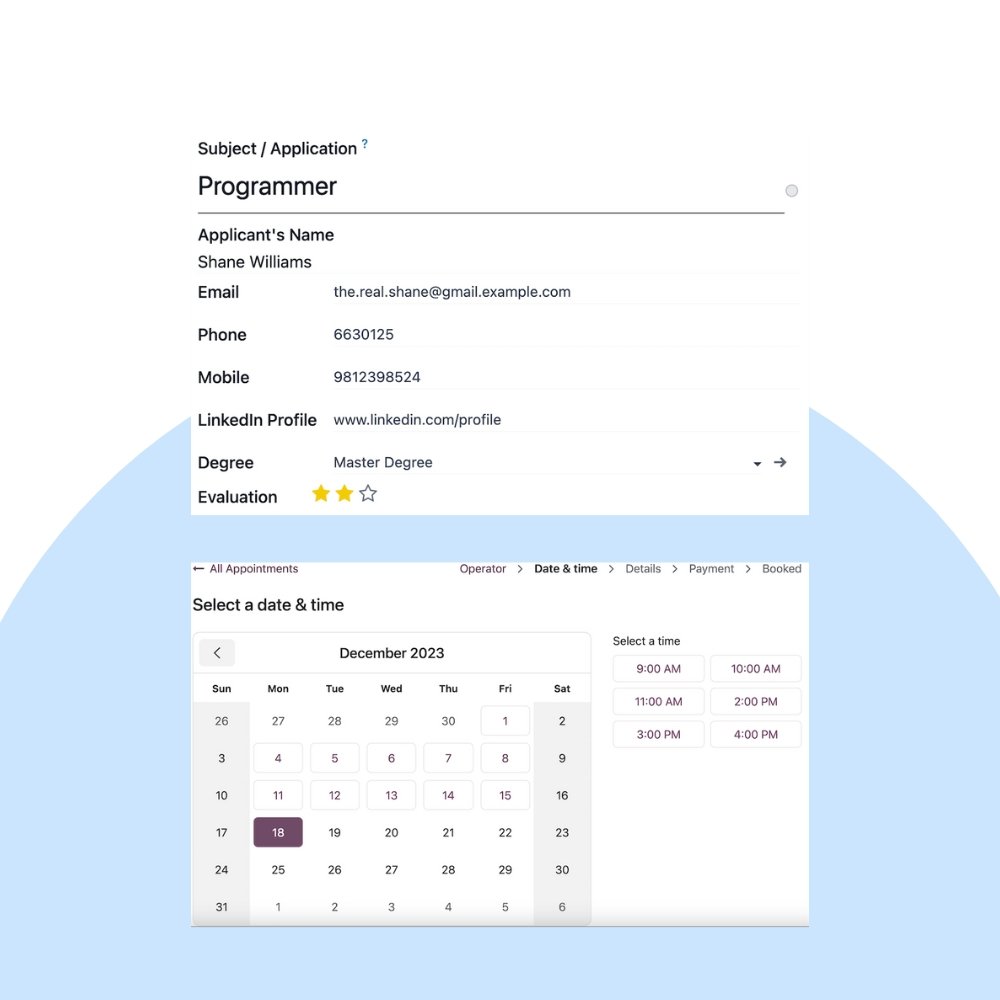 Odoo Recruitment Support