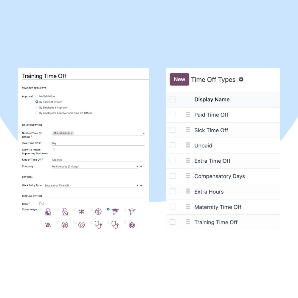 Odoo Time Off Implementation