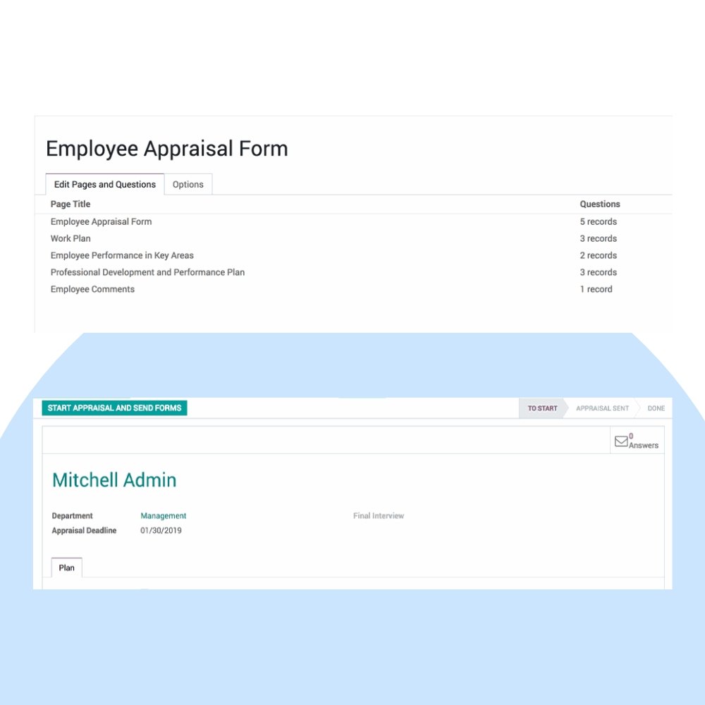 Odoo Appraisals Support