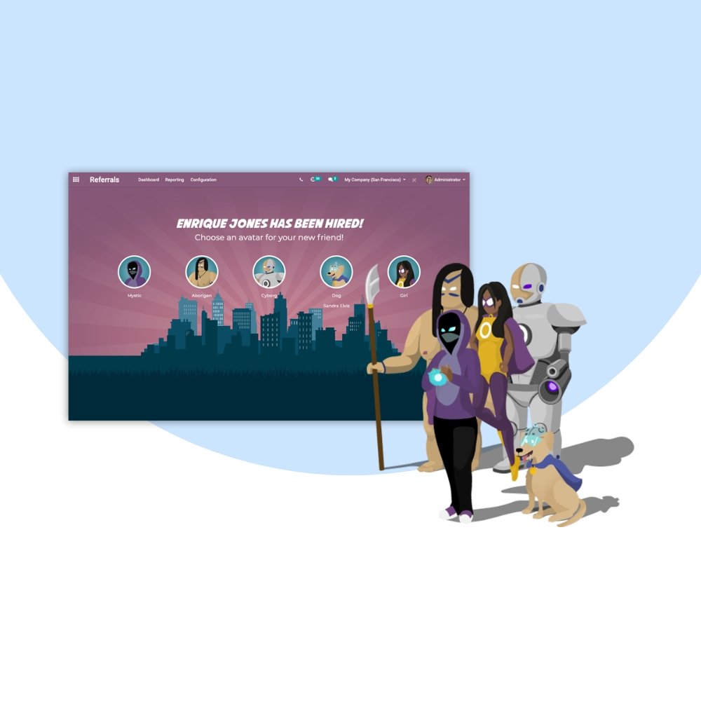 Odoo Referrals Customization