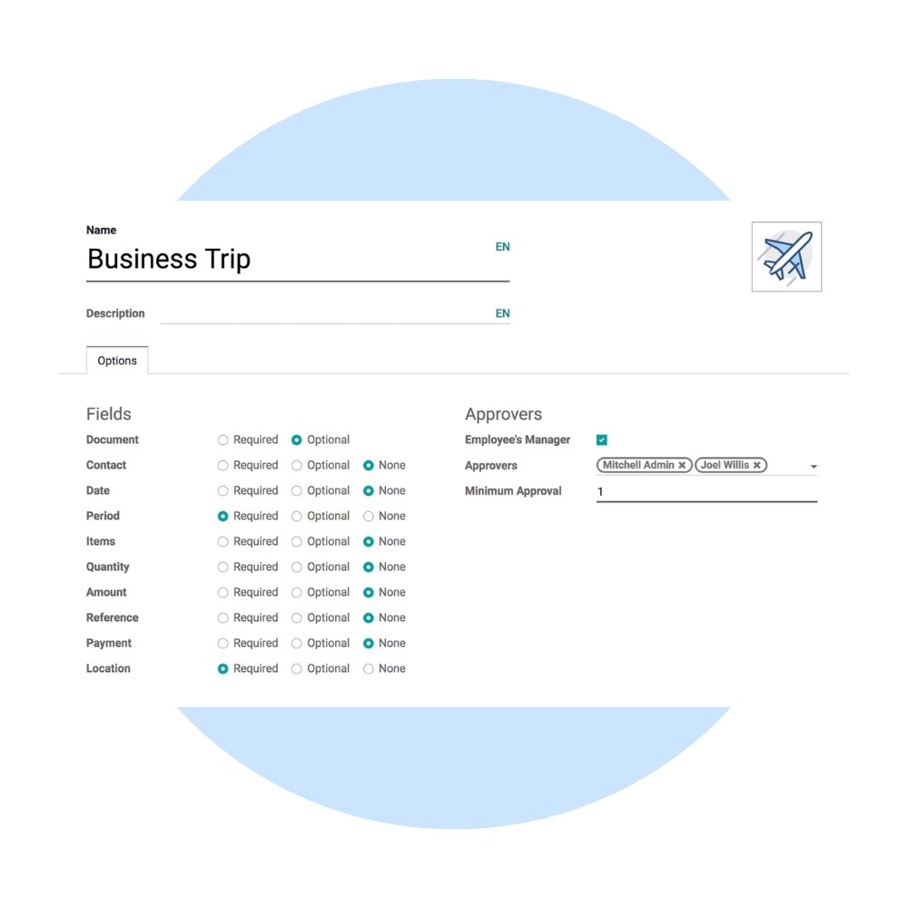 Odoo Approvals Implementation