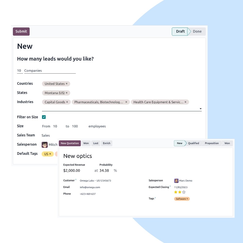 Odoo Sales Implementation