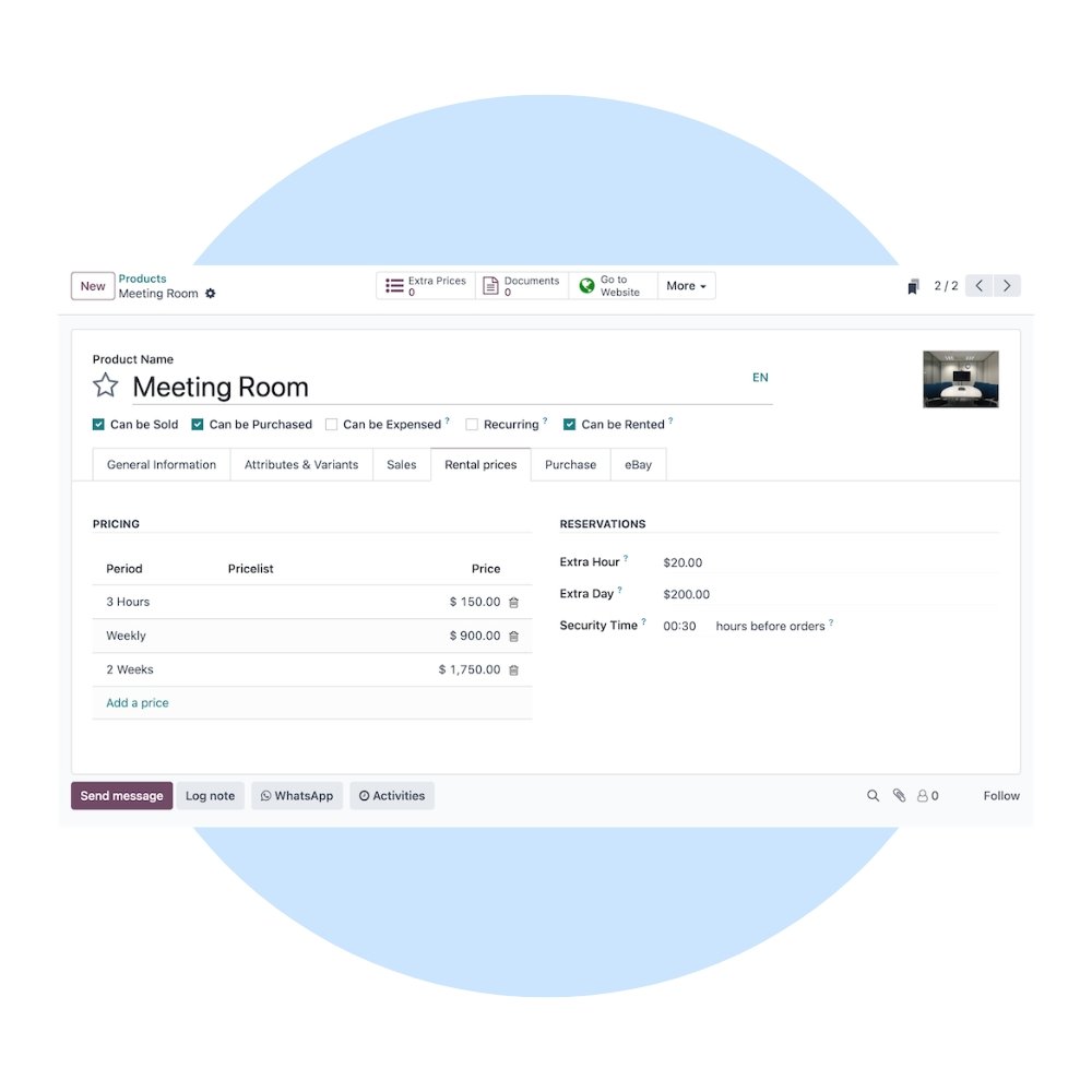 Odoo Rental Implementation