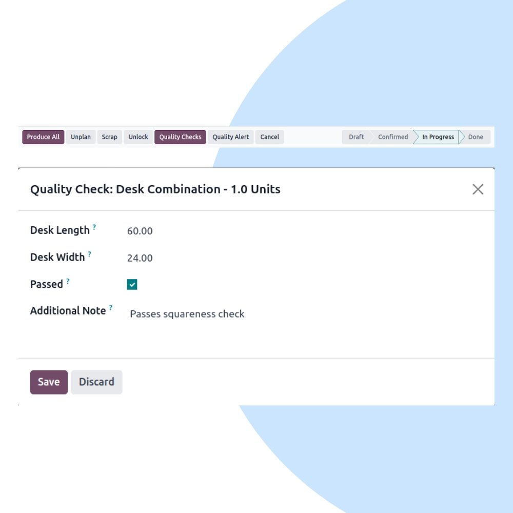 Odoo Quality Implementation