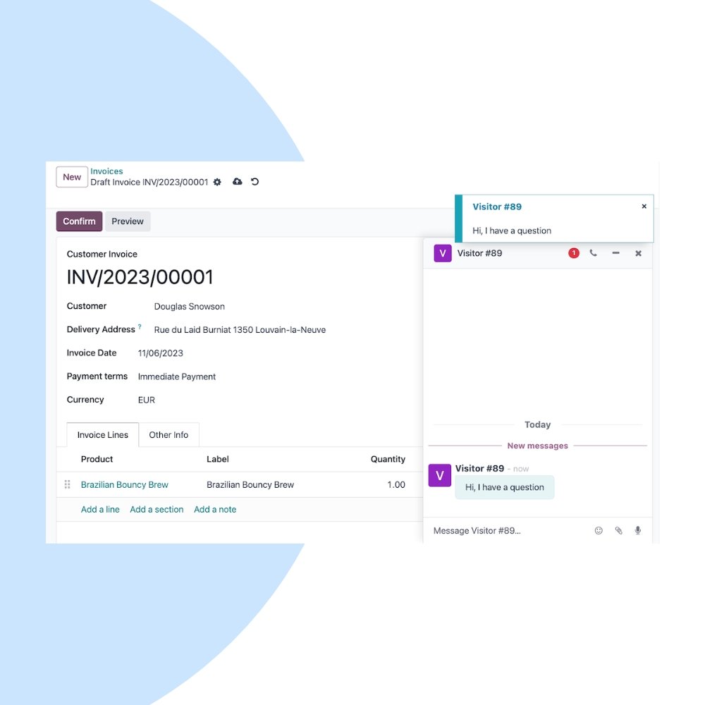 Odoo Live Chat Implementation